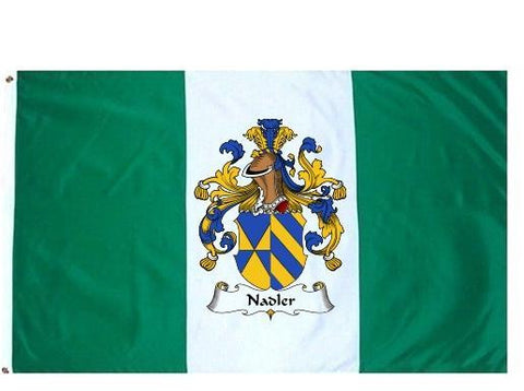 Nadler family crest coat of arms flag