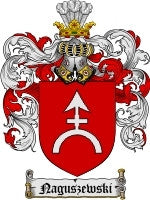 Naguszewski coat of arms family crest download