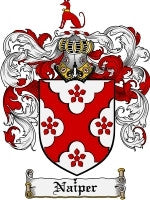 Naiper coat of arms family crest download