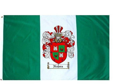 Najera family crest coat of arms flag