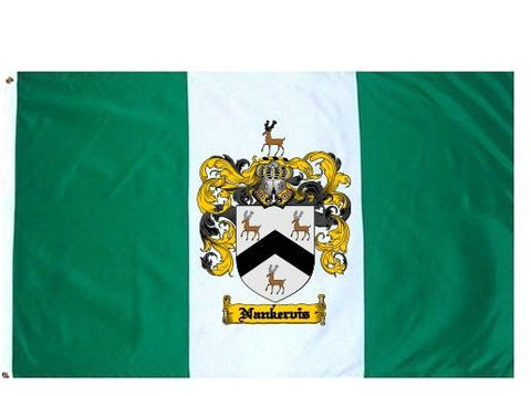 Nankervis family crest coat of arms flag