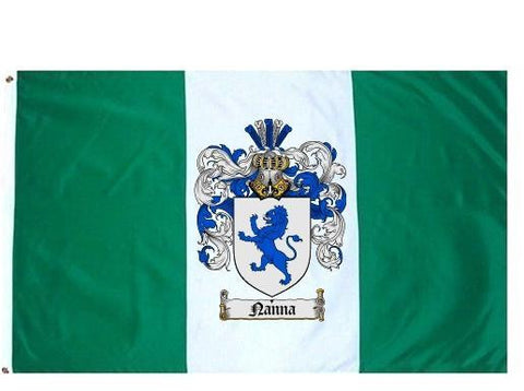 Nanna family crest coat of arms flag