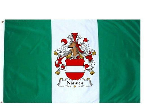 Nannen family crest coat of arms flag