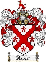 Napeer coat of arms family crest download