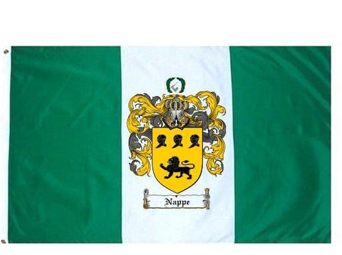 Nappe family crest coat of arms flag