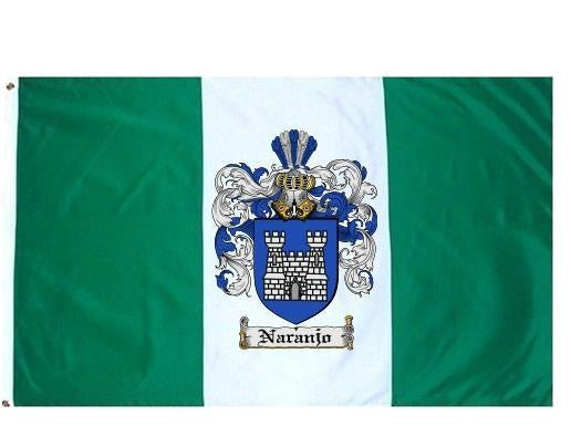 Naranjo Coat of Arms Flag / Family Crest Flag – Family Crests