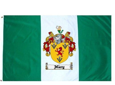 Nary family crest coat of arms flag