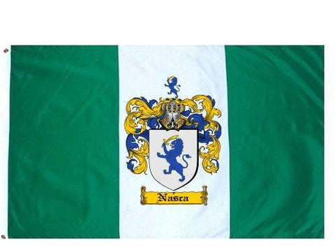 Nasca family crest coat of arms flag