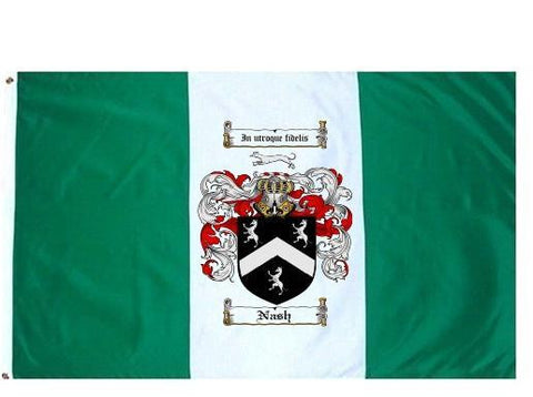 Nash family crest coat of arms flag