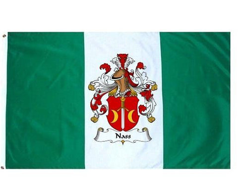 Nass family crest coat of arms flag