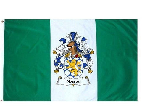 Nassau family crest coat of arms flag