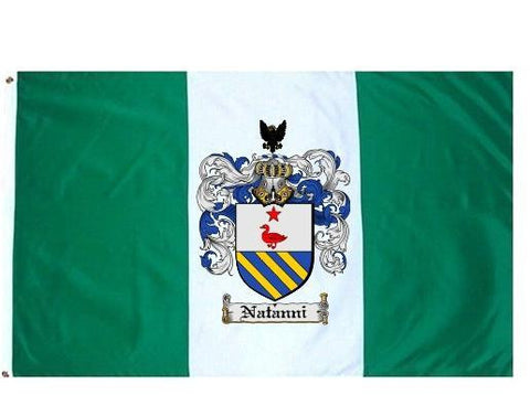Natanni family crest coat of arms flag