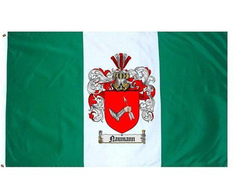 Naumann family crest coat of arms flag