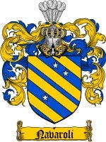 Navaroli coat of arms family crest download