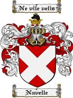 Navelle coat of arms family crest download