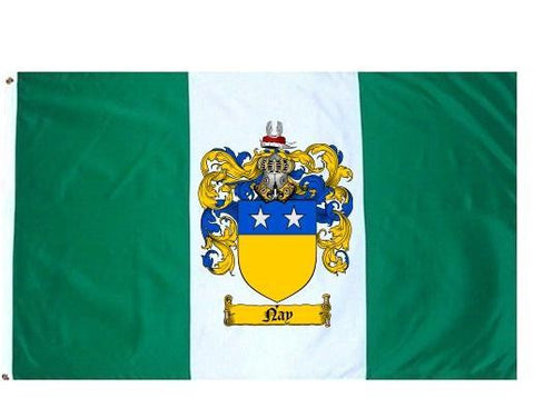 Nay family crest coat of arms flag