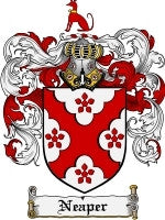 Neaper coat of arms family crest download