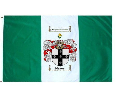 Neave family crest coat of arms flag