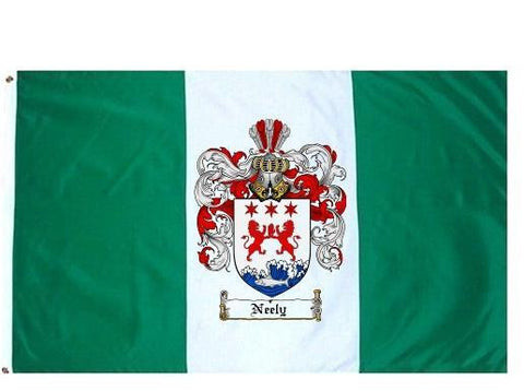 Neely Lettering Neely Coat of Arms Flag / Family Crest Flag – Family Crests / Coat of ...