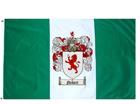 Neidert family crest coat of arms flag