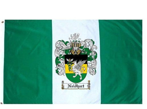Neidhart family crest coat of arms flag