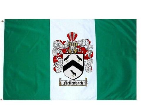 Nellenbach family crest coat of arms flag