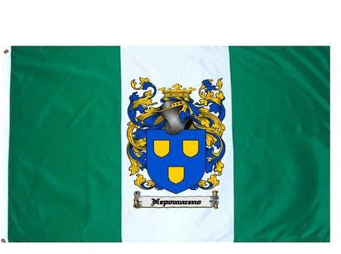 Nepomuceno family crest coat of arms flag
