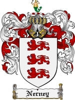 Nerney coat of arms family crest download