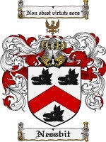 Nessbit coat of arms family crest download