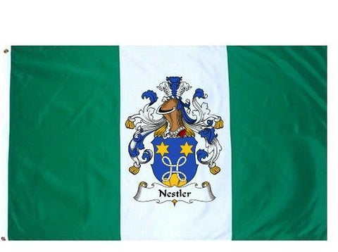 Nestler family crest coat of arms flag