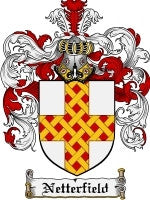 Netterfield coat of arms family crest download
