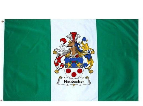 Neudecker family crest coat of arms flag