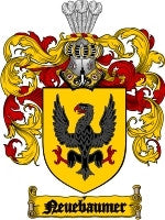 Neuebaumer coat of arms family crest download