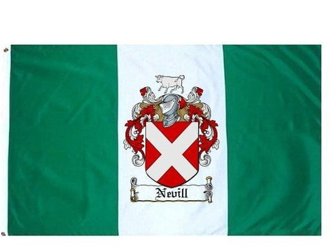 Nevill family crest coat of arms flag