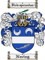 Neving coat of arms family crest download