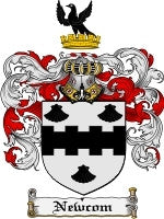 Newcom coat of arms family crest download