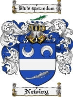 Newing coat of arms family crest download