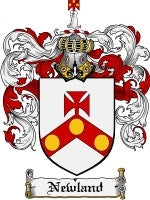 Newland coat of arms family crest download