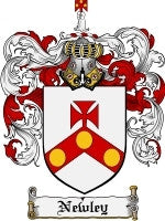 Newley coat of arms family crest download
