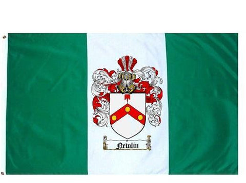 Newlin Coat of Arms Flag / Family Crest Flag – Family Crests / Coat of ...