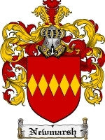 Newmarsh coat of arms family crest download