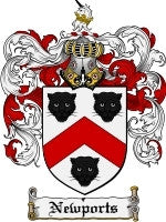 Newports coat of arms family crest download