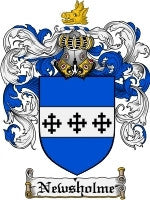 Newsholme coat of arms family crest download