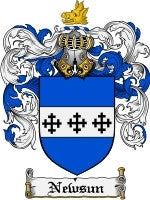 Newsun coat of arms family crest download