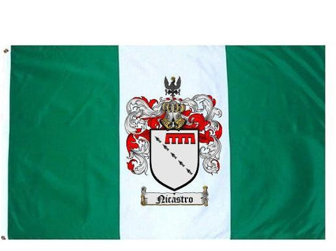 Nicastro family crest coat of arms flag
