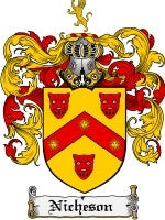 Nicheson coat of arms family crest download