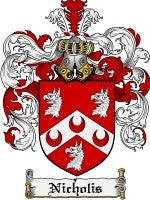 Nicholis coat of arms family crest download