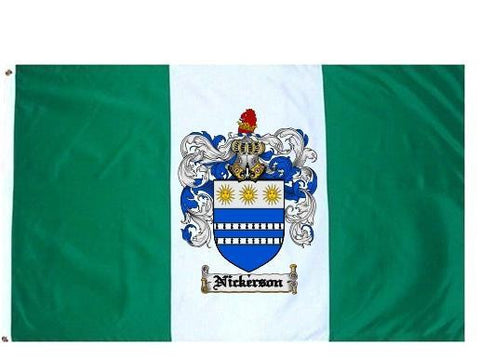 Nickerson family crest coat of arms flag