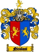 Nicolosi coat of arms family crest download