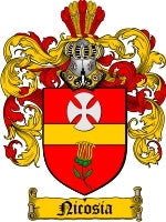 Nicosia coat of arms family crest download